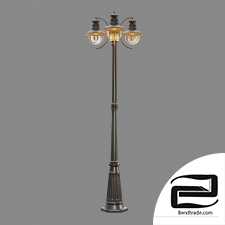Street three-horn lamp on a pole Elektrostandard GL 3002F/3 Talli F/3