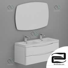 Sink BelBagno ANCONA furniture for the bathroom, mixer TEKA