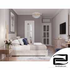 Light bedroom 3D Model id 2861