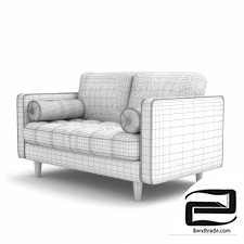 Scott two seat sofa