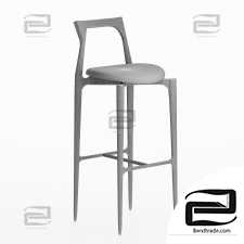 Bar chair Bar Chair Grey Fabric from Studio Collector