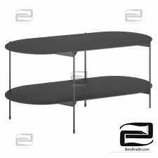 Steel coffee table with double top OBLONE, LA REDOUTE INTERIEURS