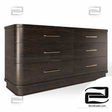 Chest of drawers Streamline collection by Caracole