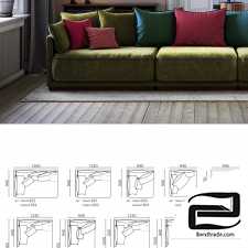 The IDEA of a Modular Sofa SOHO (art. 801-805-802)