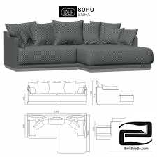  The IDEA of a Modular Sofa SOHO (art. 801-808)