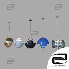 Gubi Multi-Lite Pendant Lighting DIA. 36 by Louis Weisdorf