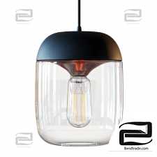 Lighting Acorn Black Hanging Lamp by Vita copenhagen