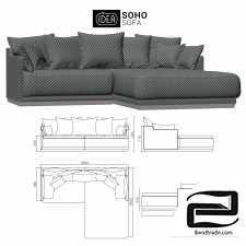  The IDEA of a Modular Sofa SOHO (art. 801-812)