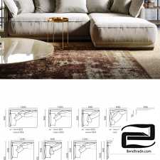 The IDEA of a Modular Sofa SOHO (art. 823-810)