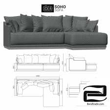 The IDEA of a Modular Sofa SOHO (art. 823-810)