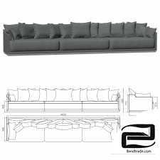 The IDEA of a Modular Sofa SOHO (art. 823-821-824)