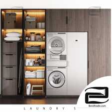 Laundry and storage room set