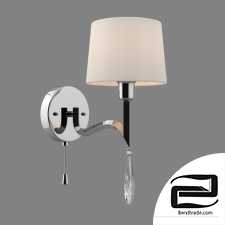 Sconce with lampshade Eurosvet 10093/1 Strotskis