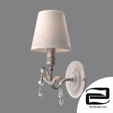 Wall lamp in classic style with crystal Bogate's 305/1 Strotskis