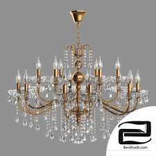 Eurosvet 3600/18 Strotskis crystal chandelier