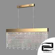 Led pendant lamp with crystal Eurosvet 90110/1 Triomphe