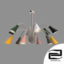  Hanging chandelier in the loft style Eurosvet 70080/12 Pronto