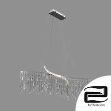 Led chandelier with crystal Eurosvet 90035/2 Sorrento