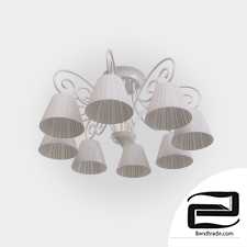 Classic chandelier with lampshades Bogate's 303/8 Severina