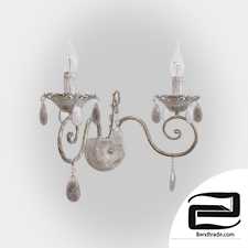 Sconce with crystal Eurosvet Galatea 100009/2