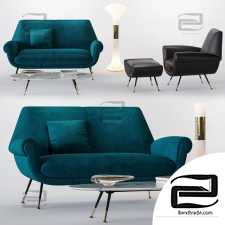 Sofa Sofa Minotti Albert Set