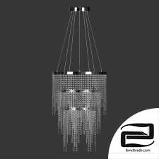 Led chandelier with crystal Eurosvet 90050/3