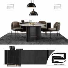 Furniture Furniture Decor Set Minotti Fil Noir