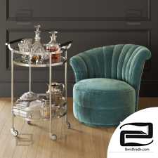 Furniture Furniture Decor Set BAR Cart