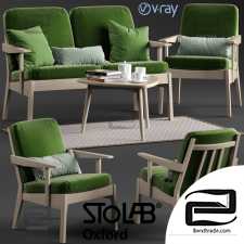 Furniture Furniture Decor Set Stolab Oxford chair and sofa