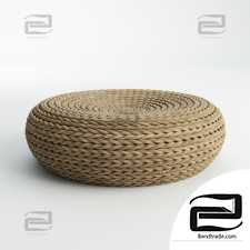 Furniture Furniture Poof Rattan IKEA ALSEDA