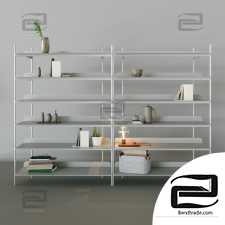 Rack Rack MUUTO COMPILE SHELVING SYSTEM Cecilie Manz