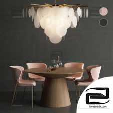 Table La pipe dining set