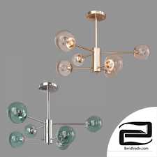 Eurosvet 30166/6 Ascot ceiling chandelier