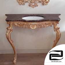 Beatriz Romano Home bathroom console 2 legs