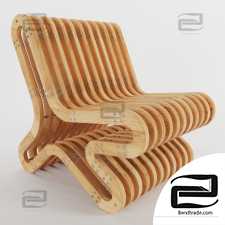  The Slank Occasional Chair Model 01