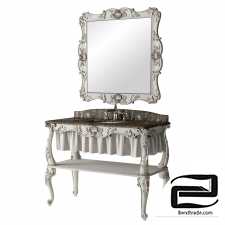 Bathroom console Olivia and mirror Olivia Grand Romano Home