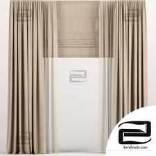 curtains with roman and tulle curtains with roman and tulle