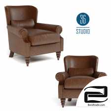 Leather chair model S01701 from Studio 36