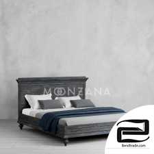 Rainland bed without footboard. Moonzana