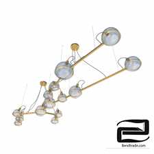 Chandelier “Taurus” (Constellation of Taurus) art. 20894 by Pikartlights & let's Design