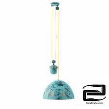 Suspension latoni was of the bubble shape with a counterweight ART. 5415 from Pikartlights