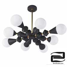 Stella dome chandelier V 6 black art. 6007 by Pikartlights