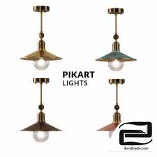 Brass lamp ART 351 from Pikartlights