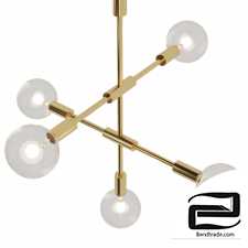 Brass chandelier Pikart ART 3961