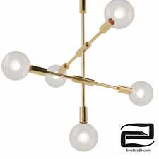 Brass chandelier Pikart ART 3961