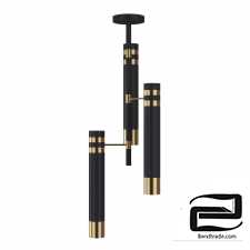 Level lamp V3 black&brass art. 5021