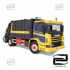 Transport Transport SCANIA P94 GARBAGE TRUCK