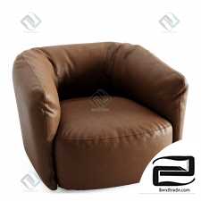 leather armchair