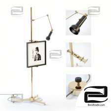 Floor lamps Arredoluce, Sculptural Easel