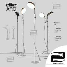 Floor lamp Estiluz Aro 3548